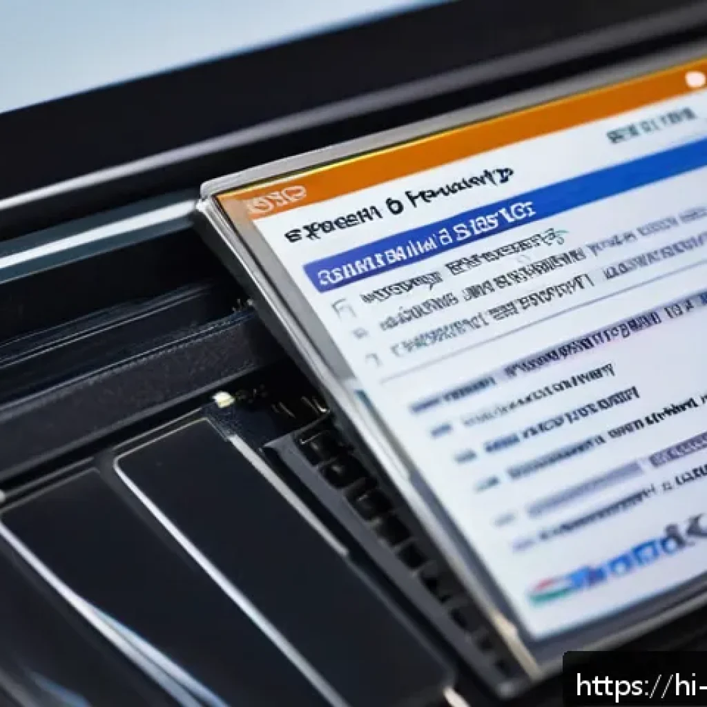 외장 SSD의 펌웨어 관리 팁 - A detailed close-up of an external SSD device connected to a modern laptop via a sturdy USB cable, w...
